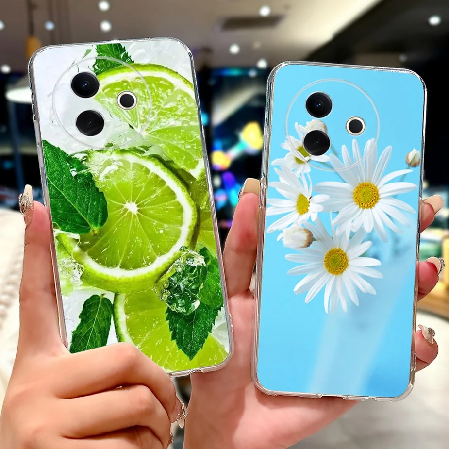 Para Vivo Y39 5G funda V2443 V2436 nueva funda pintada de lujo funda de teléfono de silicona suave para Vivo Y300i Y 39 VivoY39 VivoY300i 5G bolsas - imagen 4