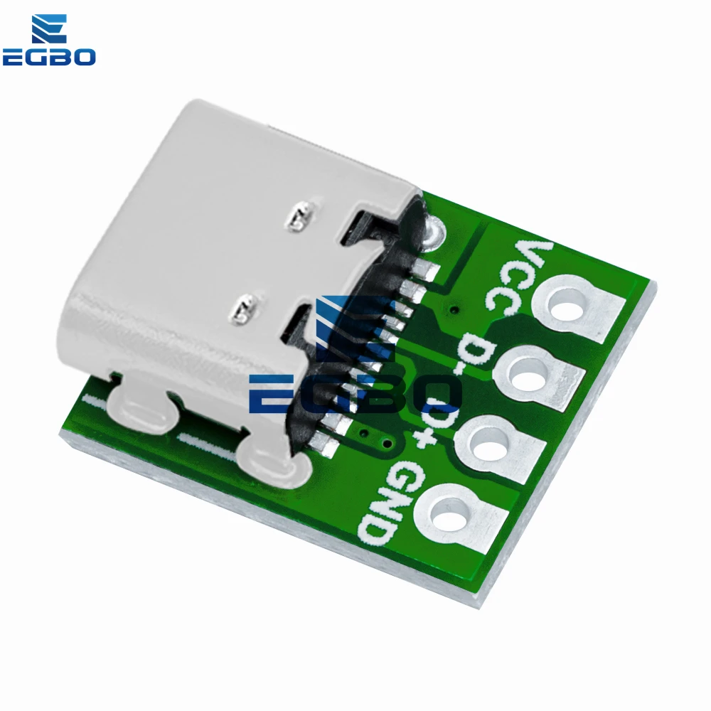 Adaptador de placa PCB de prueba, conector USB 3,1 tipo C, 1 piezas, 16 Pines, 16 P, para transferencia de Cable de línea de datos - imagen 2