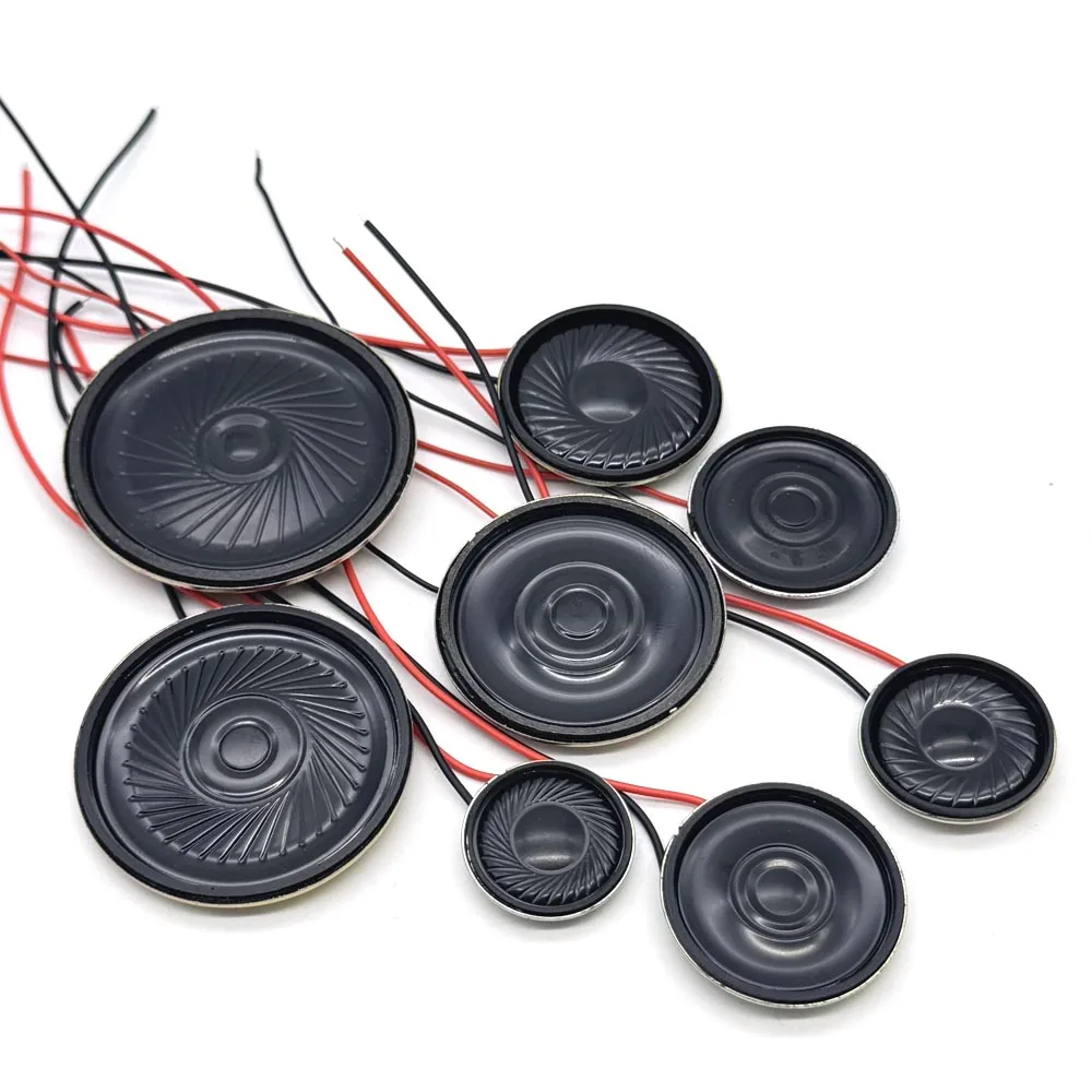 Mini altavoz 1W8R, 8 Ohm, 1 W, diámetro de altavoz 20mm, 23mm, 27mm, 28mm, 30mm, 36mm, 40mm, 45mm, conector, altavoz ultrafino - imagen 4