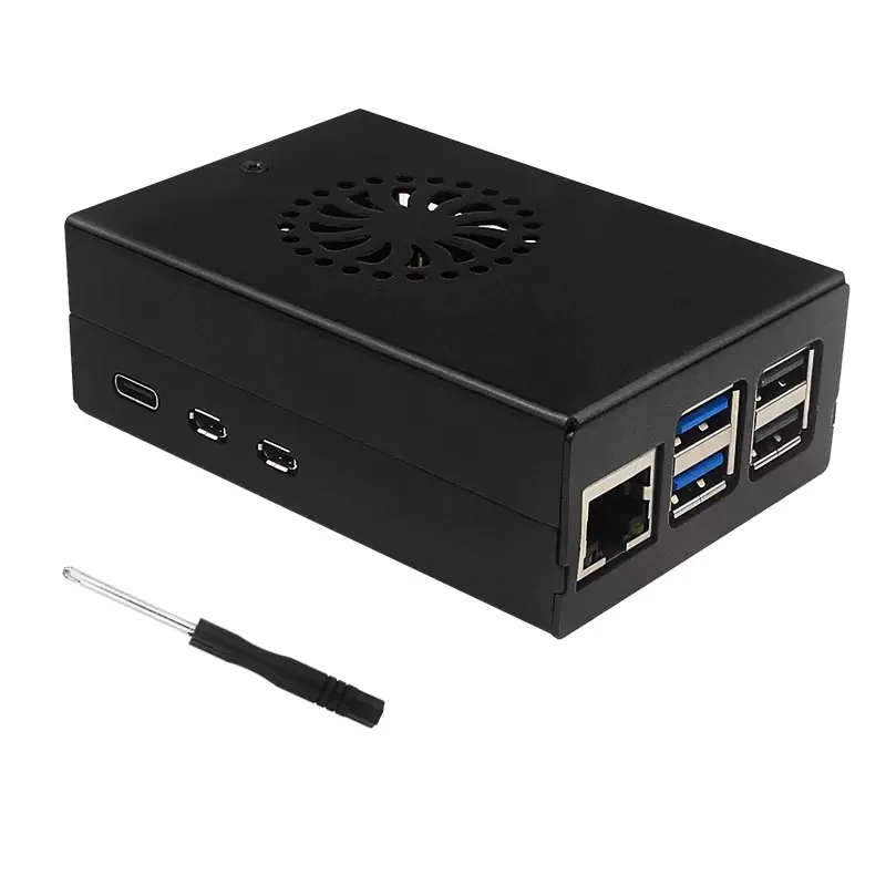 Raspberry Pi 5 4GB 8GB RAM Dev Board ordenador 2,4 GHz Cortex-A76 CPU VideoCore VII GPU caja opcional fuente de alimentación del ventilador para Pi5 - imagen 5