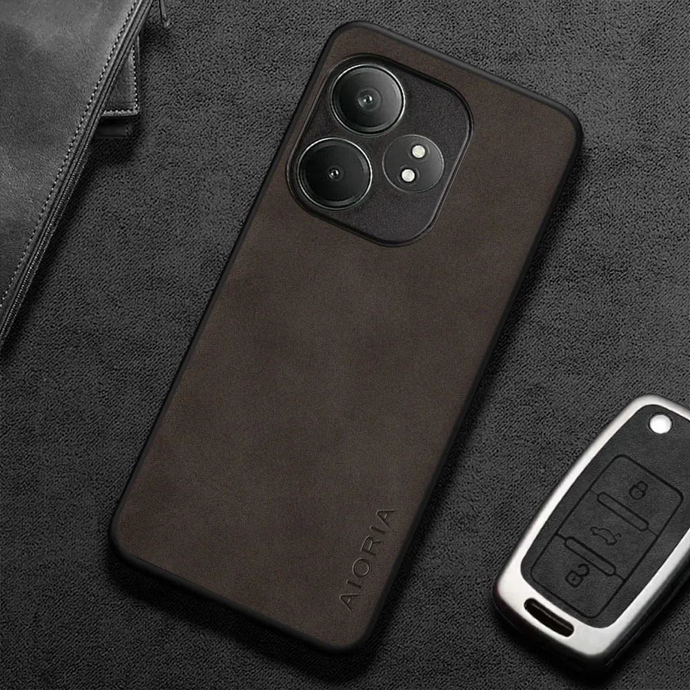 Para Realme GT Neo6 SE GT6 GT 6T funda Capa nuevo diseño estilo de negocios Premium PU Funda de cuero para teléfono coque funda - imagen 5