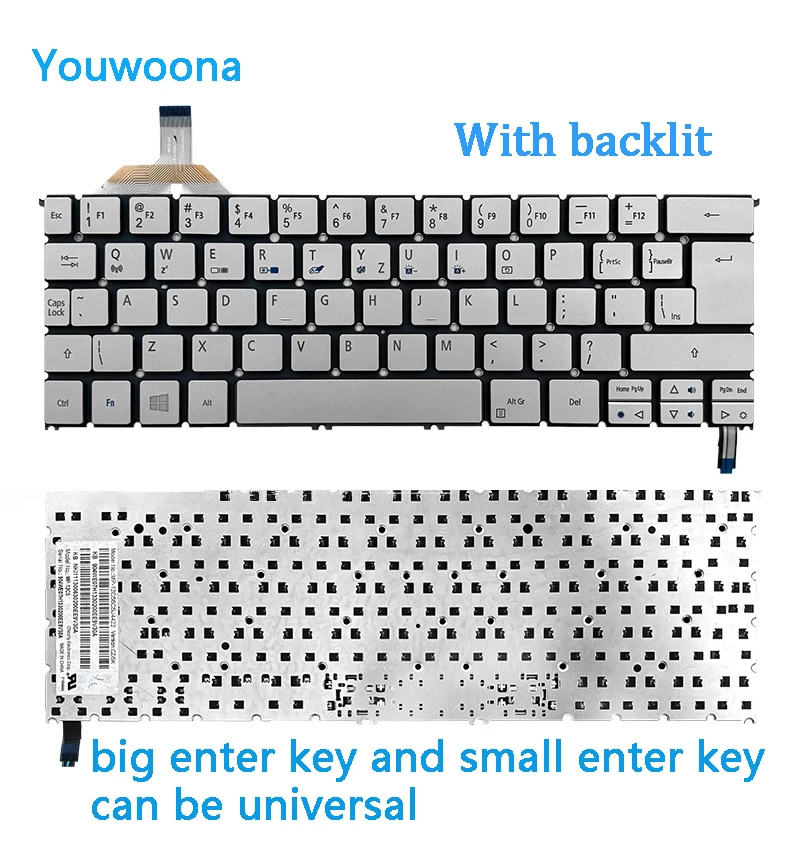 Nuevo teclado Original para ordenador portátil ACER Aspire S7-391 S7-392 MS2364