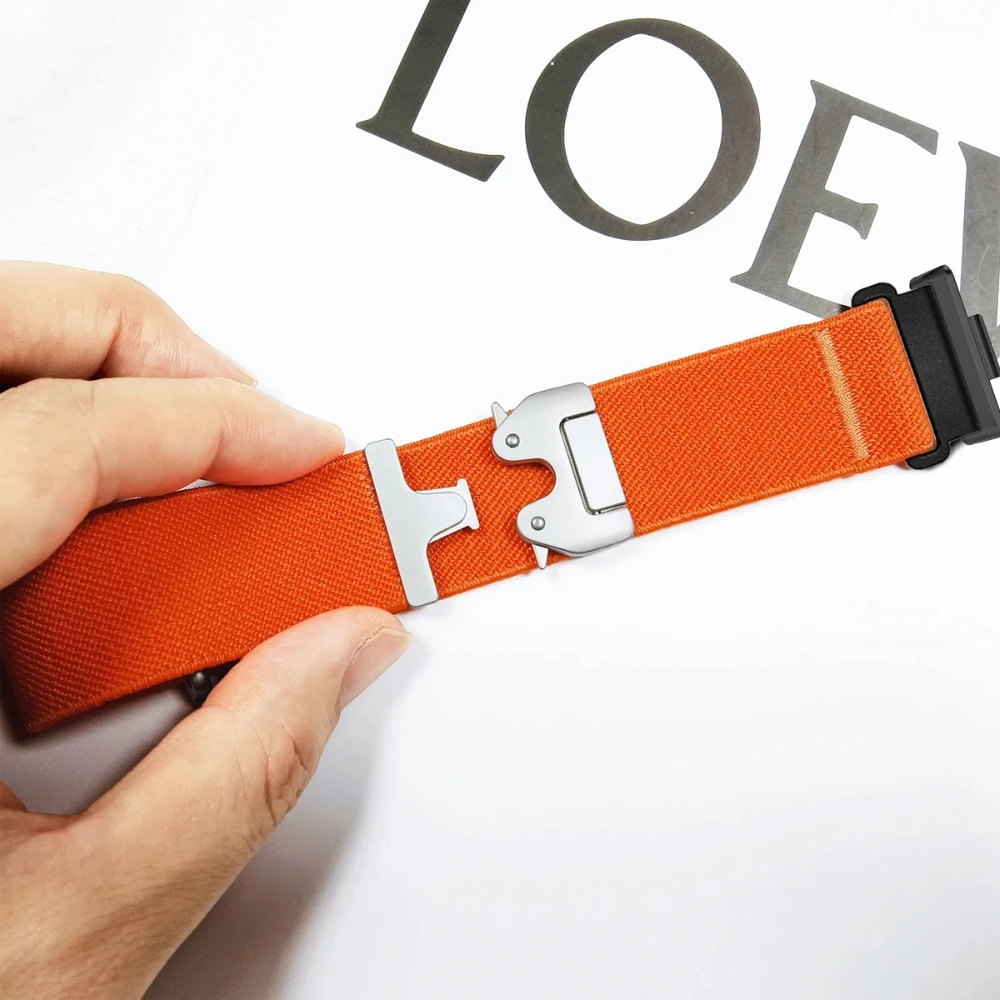 Correa de nailon con hebilla de paracaídas para Huawei Watch Fit 4 3 2 pulsera de bucle elástico para Huawei Watch Fit 4/4 Pro - imagen 4