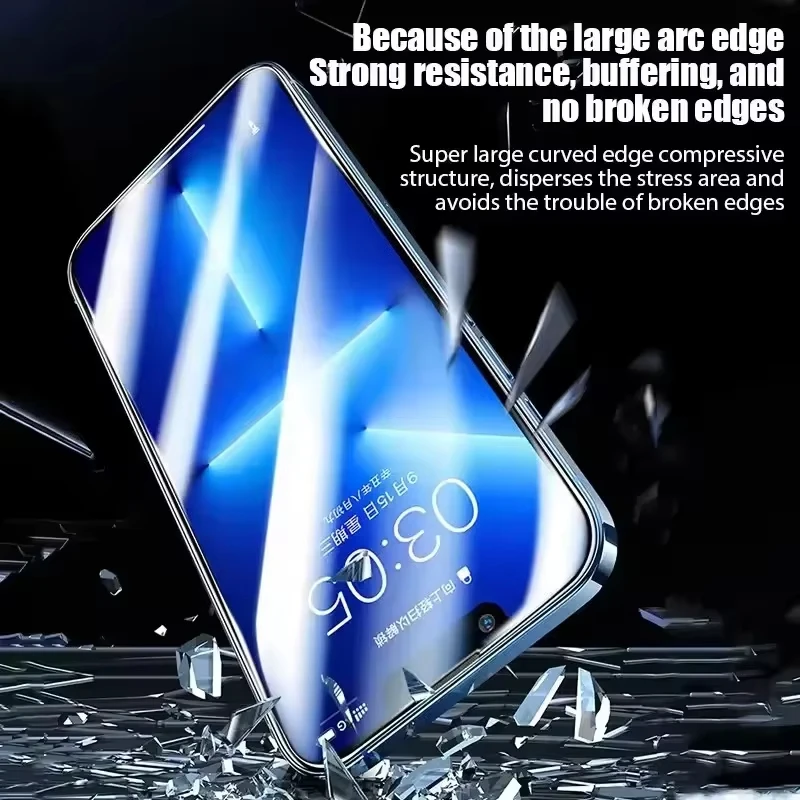 Protector de pantalla fácil de instalar con revestimiento oleofóbico HD de 8K para iPhone 17 Pro 17pro iPhone17pro, vidrio templado protector, 1-3 uds. - imagen 3