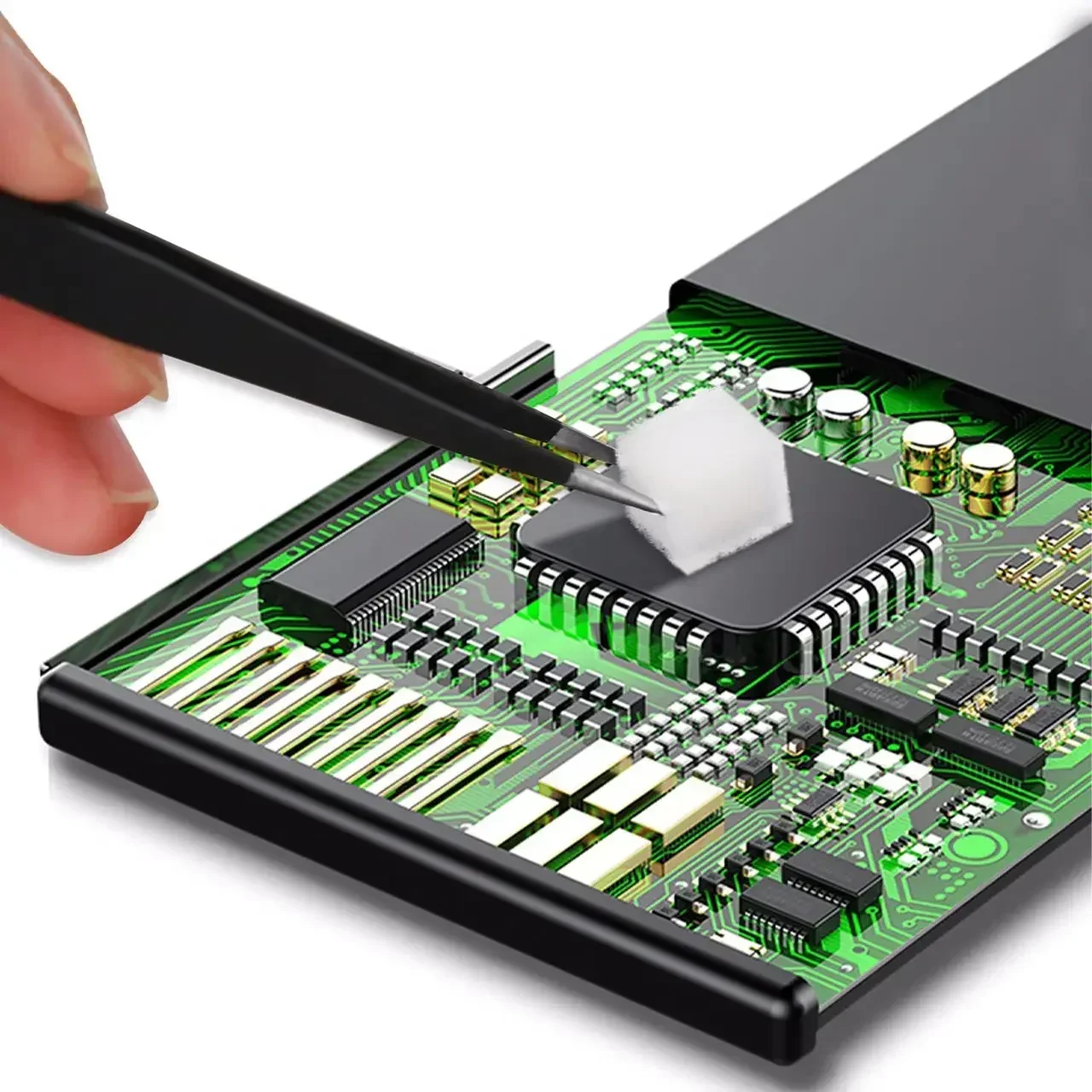 KAISI K-5301 Nano esponja de limpieza para pantalla de teléfono móvil cámara PCB soldadura flujo de soldadura limpieza de aceite sin floc ni residuos - imagen 2