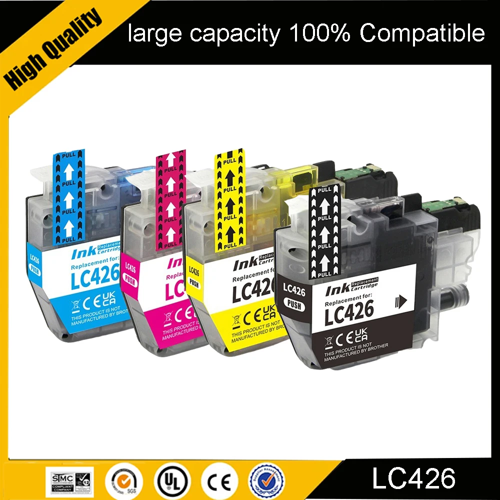 Cartucho de tinta Europa LC426 Compatible con Brother MFC-J4335DW MFC-J4340DW MFC-J4535DW MFC-J4540DW tinta de impresora LC426