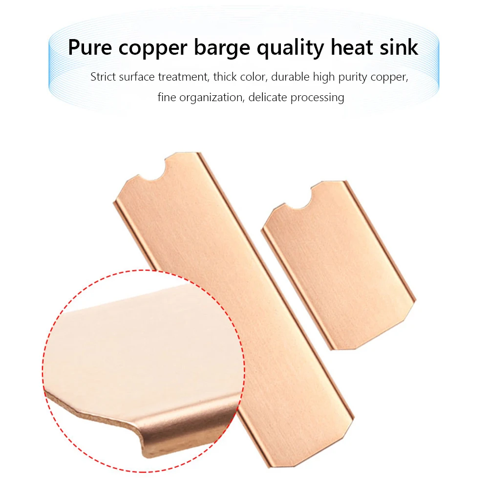 Disipador de calor M.2 SSD, radiador de disco de estado sólido con almohadilla de silicona térmica para NVME M2 NGFF M.2 2242 2280 PCIe SSD - imagen 4