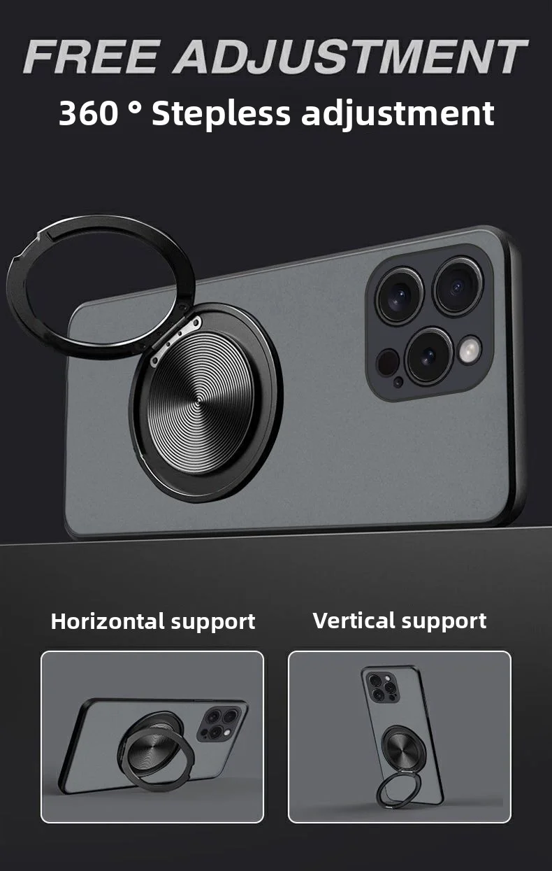 Para Samsung Galaxy S25 S24 S23 Ultra funda dura con anillo de PC soporte cubierta trasera protectora magnética para Samsung S25 S24 S23 Plus Shell - imagen 3
