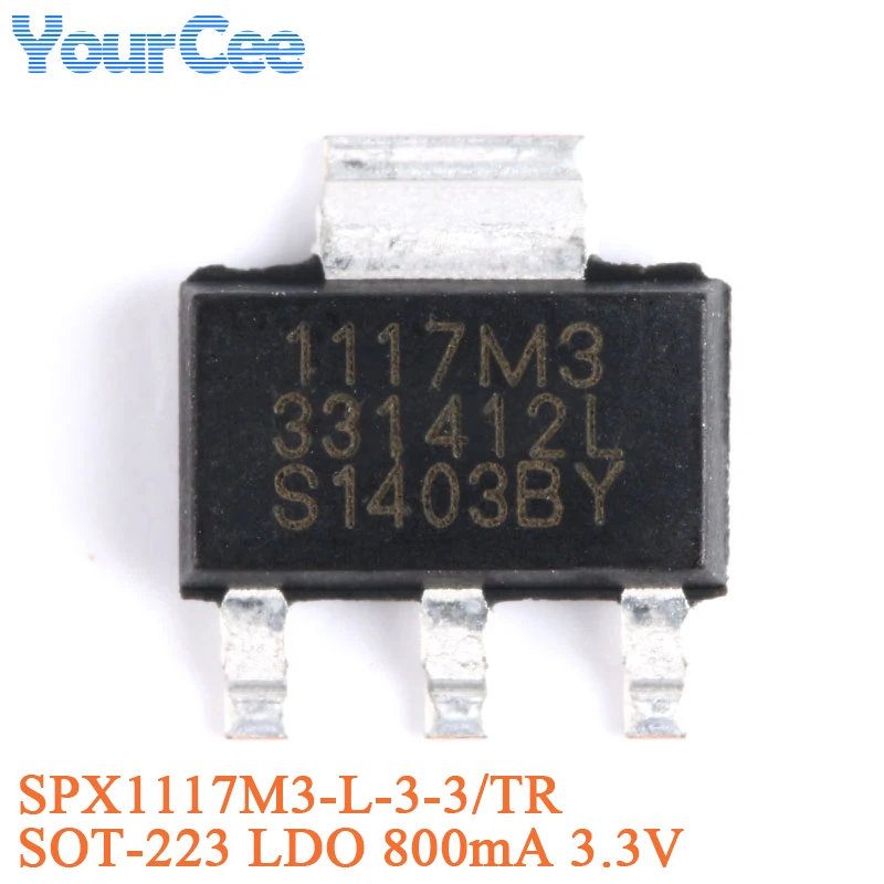 50 uds/5 uds SPX3819M5-L SPX3819M5-L-3-3/TR L3 SPX3819 S SOT23-5 regulador LDO 500mA 3,3 V IC Chip SPX1117M3-L-3-3 SPX5205M5-L-3-3 - imagen 5