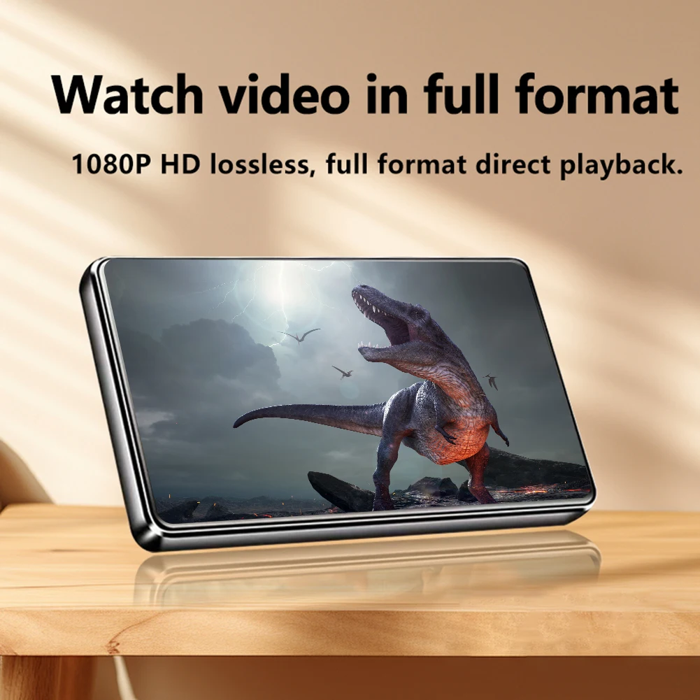 Reproductor de MP3 Android 14, Bluetooth 5,0, reproductor de música sin pérdidas, pantalla completamente táctil de 4,0 pulgadas, reproductor de MP3, altavoces integrados para caminar - imagen 2