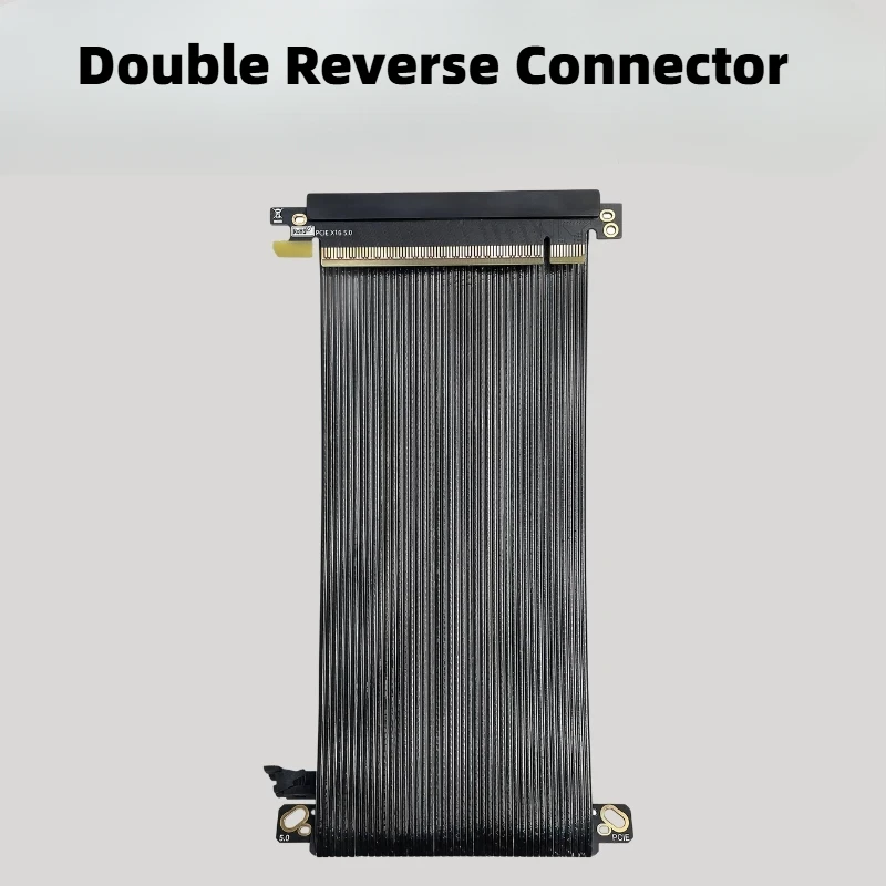Cable elevador Ultra PCIe 5.0 X16 [RTX5090 RTX5080 RTX4090] Blindado Extreme 16x Doble Reverse Gaming ITX Server PCI Express Gen5 - imagen 5