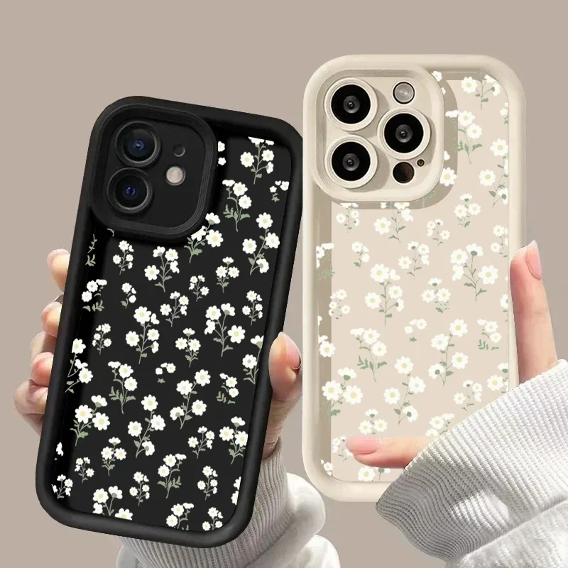 Funda de teléfono para Google Pixel 9 8 7 Pro 5G Pixel 7A 8A 9 Pro XL moda hermosa flor estampado Floral funda mate suave de silicona - imagen 5