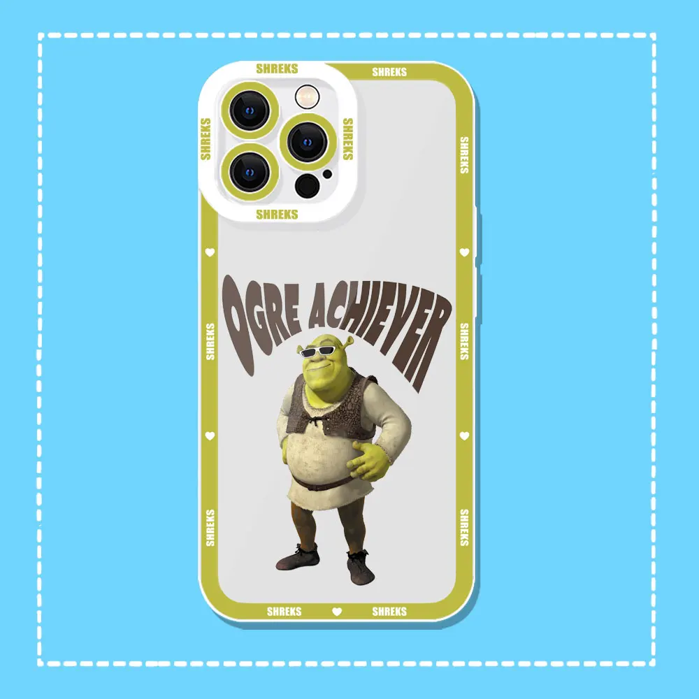Funda iPhone con Tema Shrek – Transparente AntiGolpes