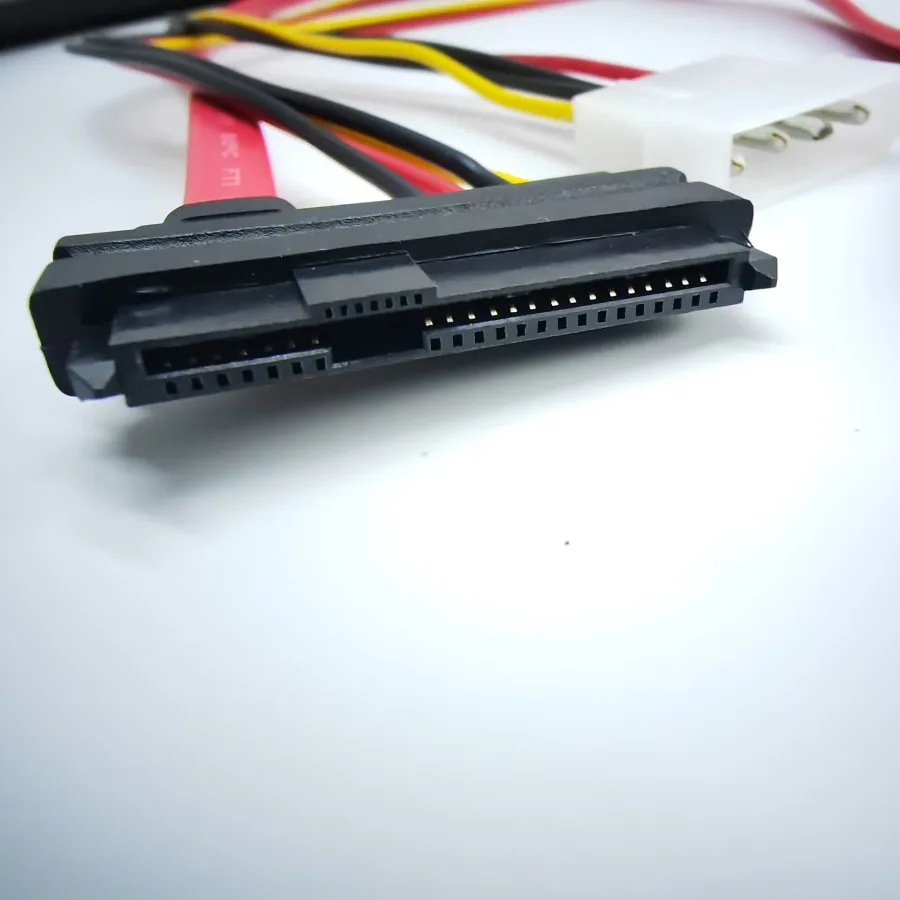 Cable SFF-8482 SAS 29 pines a SATA alimentación IED 4 contactos - imagen 5