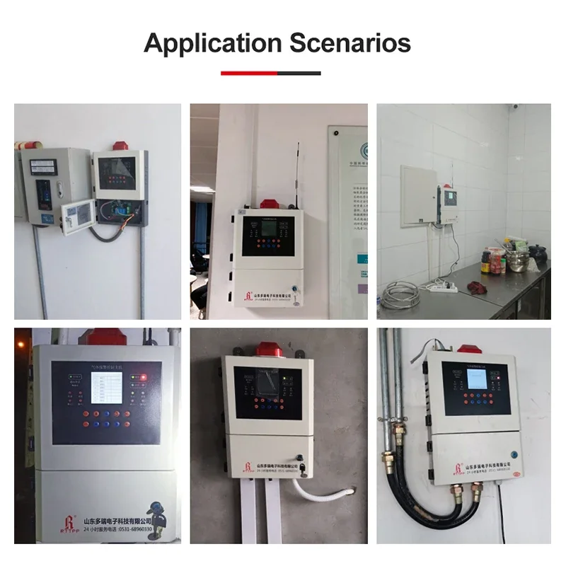 Controlador tóxico Combustible del Panel de Control de Gas DR ZX100-A de 99 canales con salida de señal RS485 para uso en laboratorio Industrial - imagen 3