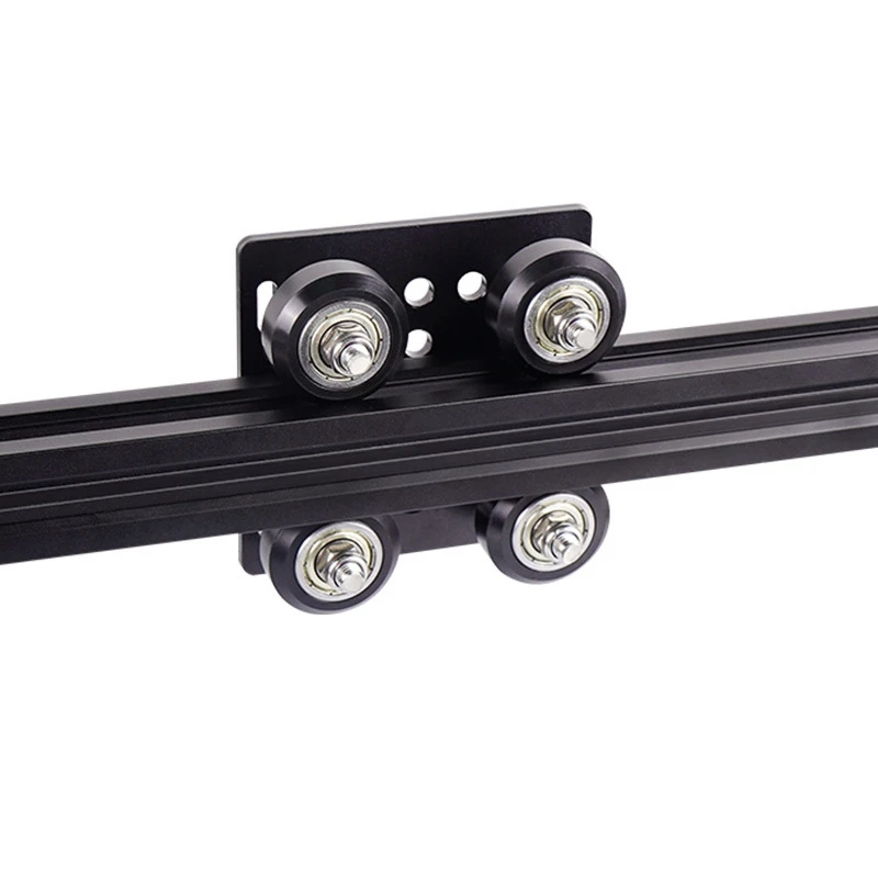 Polea de perfil de aluminio estándar europeo, accesorios para impresora 3D, ranura en V, placa de pórtico de construcción, 4X - imagen 2