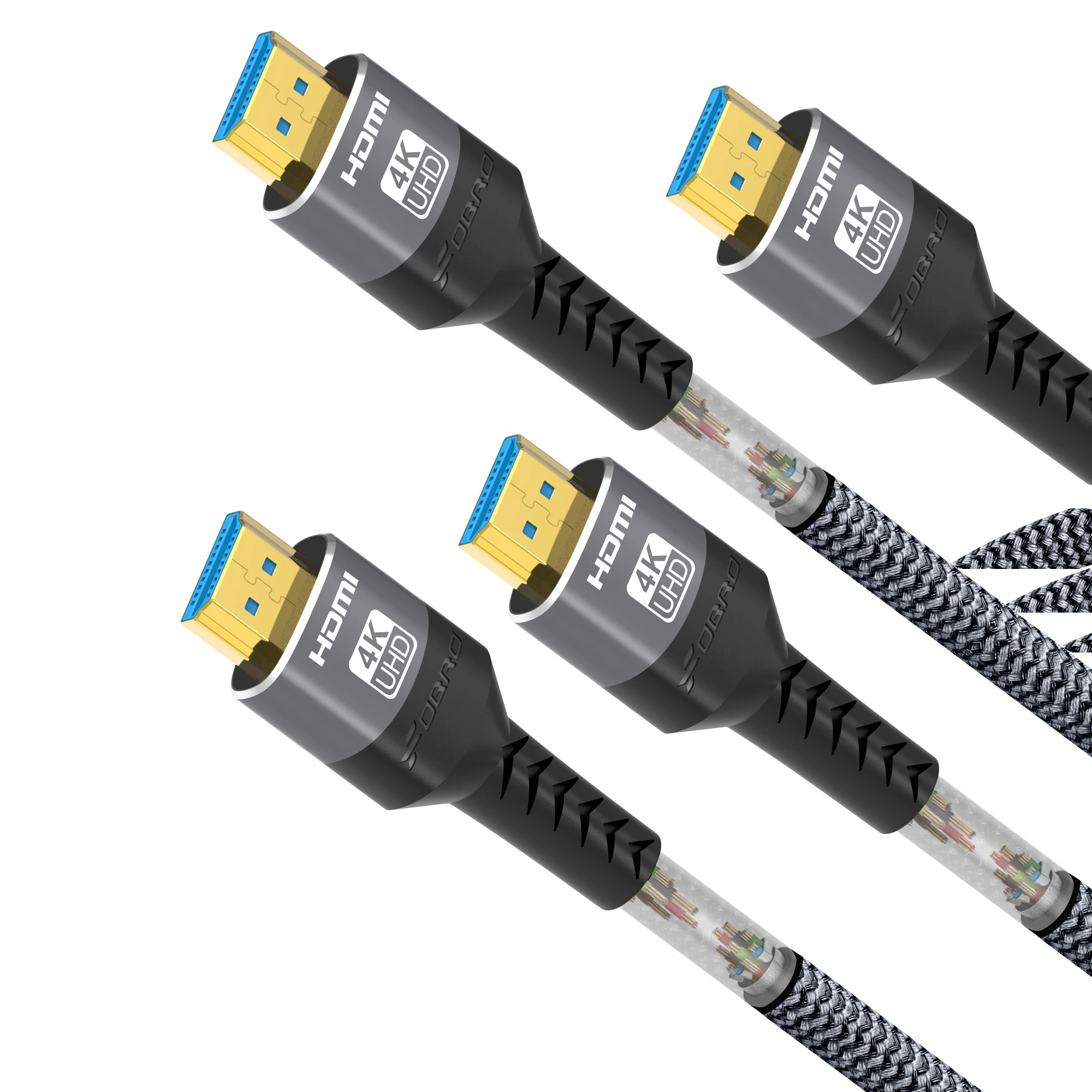 FDBRO-Cable Compatible con HDMI 4K, Adaptador 4K @ 120Hz, 2,0, 48Gbps, para RTX 3080, eARC, HDR, Cable de vídeo, PC, portátil, TV box, PS5 - imagen 5