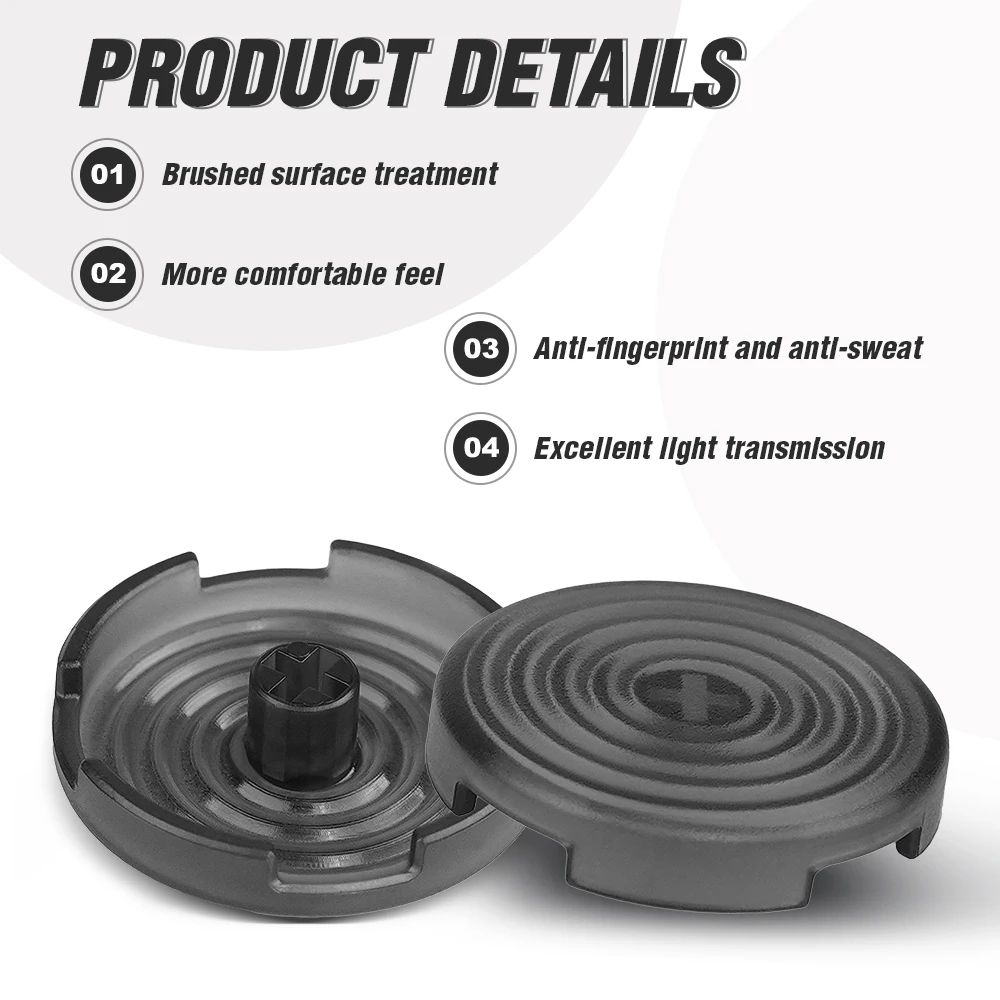 Cubierta de controlador HitBox de 20,2mm y 25,3mm, tapas de botón de Joystick Arcade para interruptores Cherry RGB/TTC/Kailh Cross para teclado de calle - imagen 4