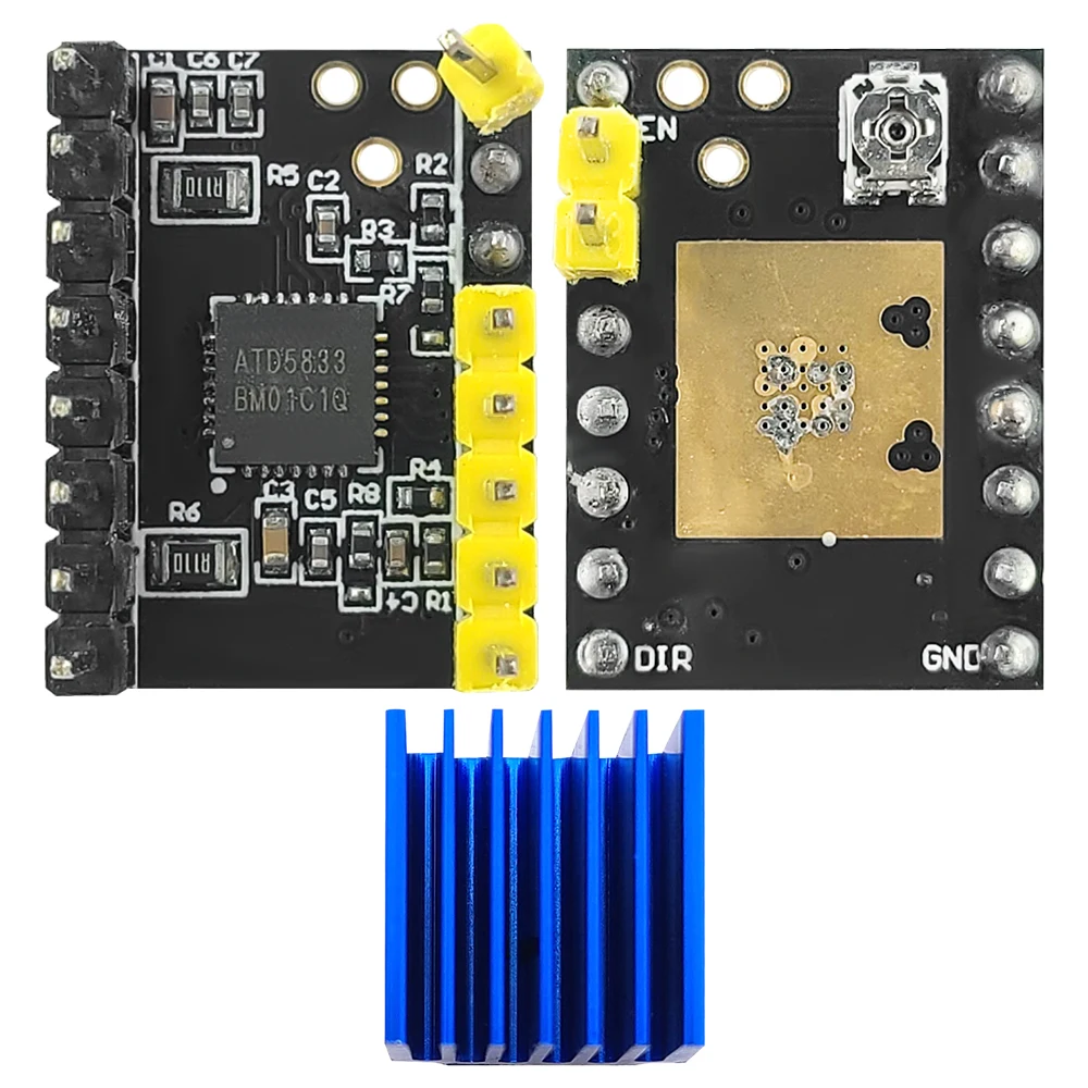 Accesorios para impresora 3D Motor paso a paso ATD5833 TMC2209 TMC2208 Módulo de accionamiento ultrasilencioso con disipador de calor - imagen 3