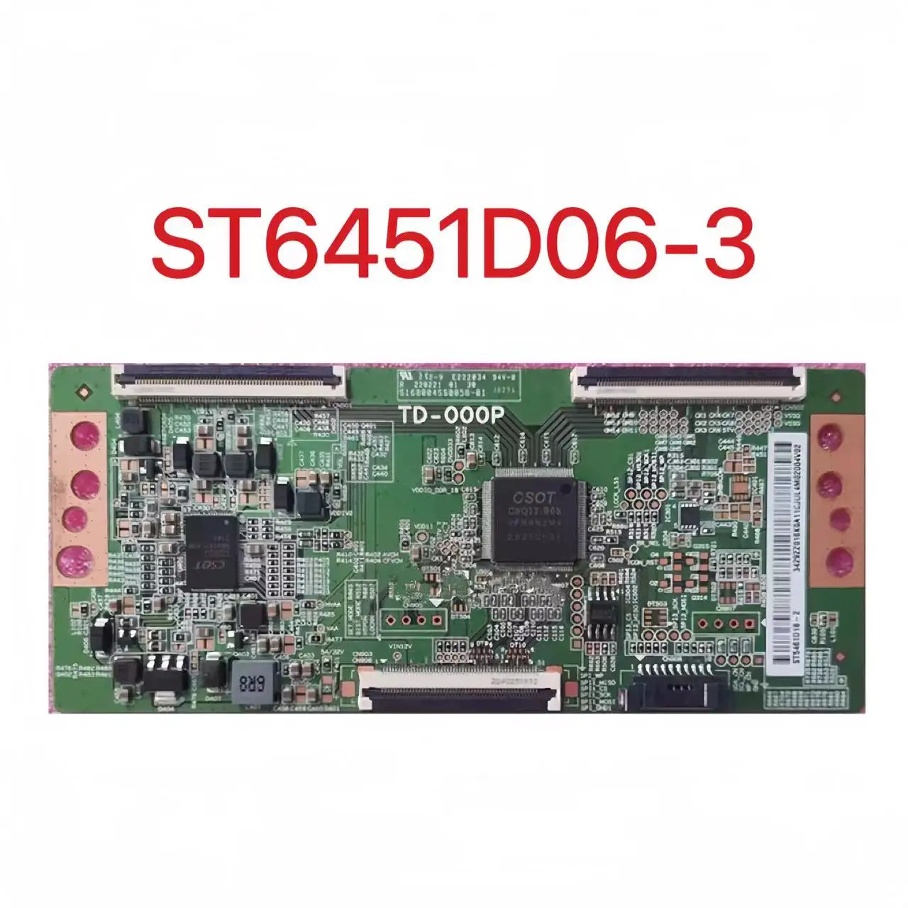 Placa lógica de T-CON Original ST6451D06-3 prueba OK - imagen 2