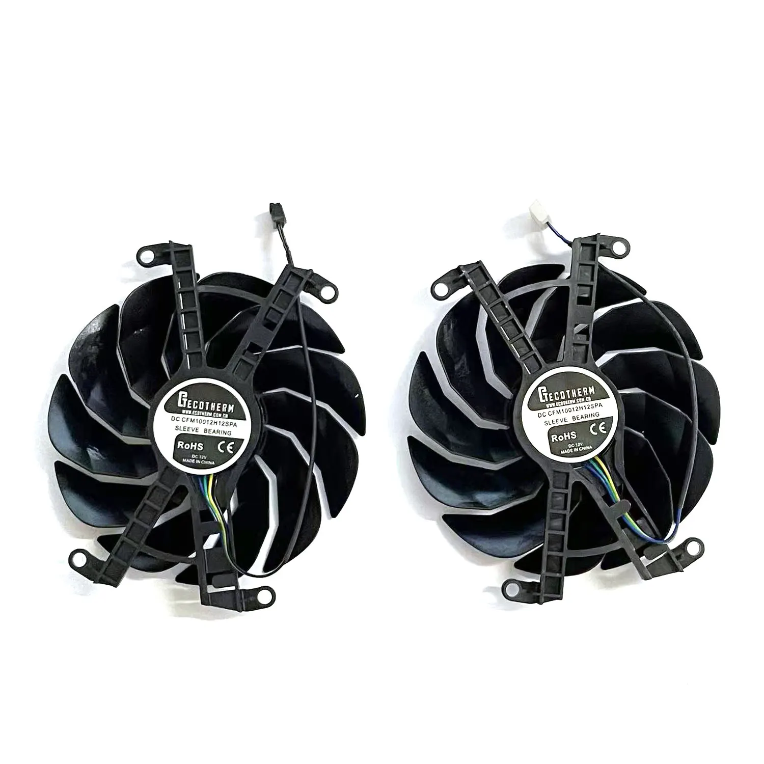 Nuevo CFM10012H12SPA GFY10015H12SPA 4 pines 6 pines 100MM adecuado para GALAXY GeForce RTX3060ti 3070 3070ti GDDR6X PLUS OC - imagen 3
