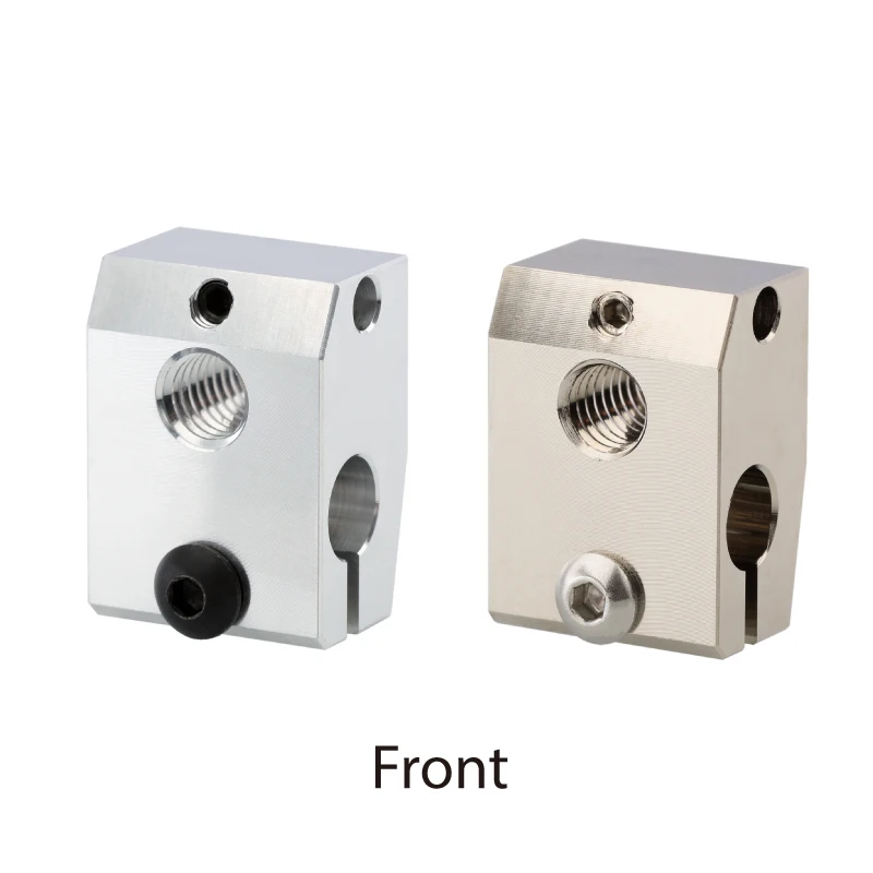 Mellow 1 Uds. Mini bloque calentador Prusa de aluminio/cobre para cartucho de Sensor PT100 Themocouple y termistor HotEnd para Kit de impresora 3D - imagen 3