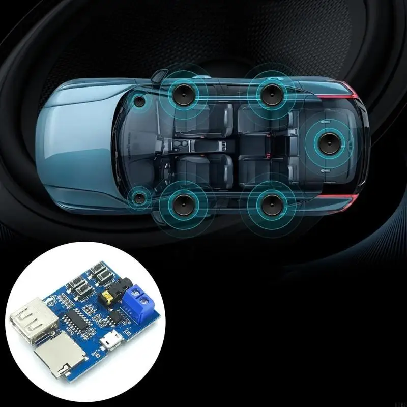 módulo decodificadores formato mp3 H7BC construye en amplificador tarjeta memoria memoria del - imagen 4