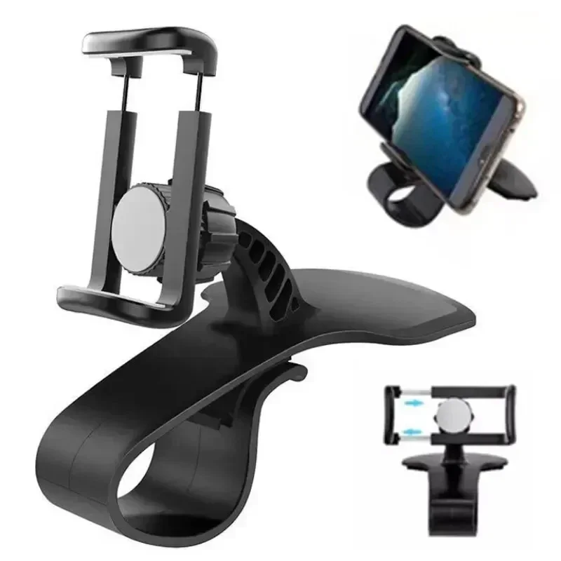 Soporte para teléfono de coche, soporte Universal para salpicadero de coche, soporte con Clip para GPS, soporte para teléfono móvil para coche, para iPhone, Xiaomi y Samsung - imagen 2
