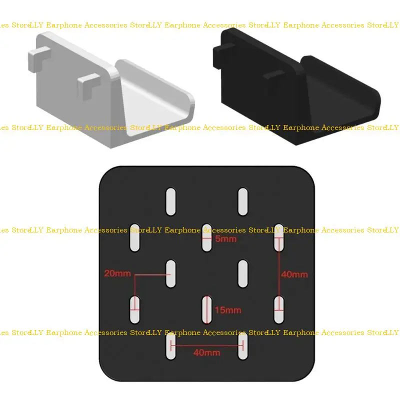 Soporte almacenamiento 462E para controlador juego Gaming Accessory Hole Board Soporte montaje - imagen 3