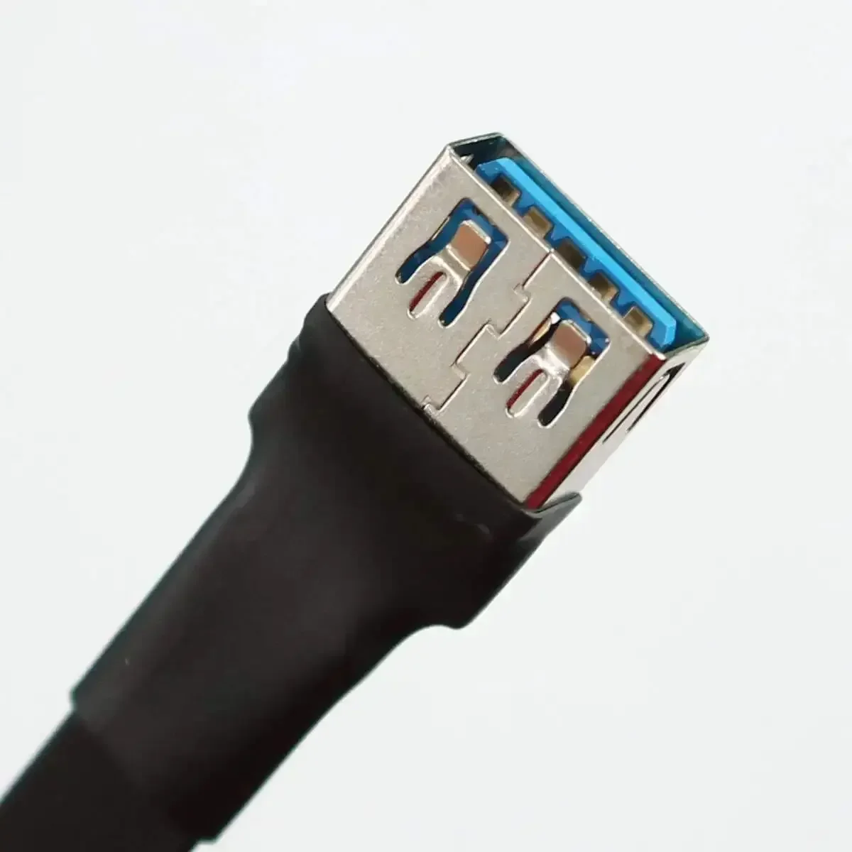 ADT-Link 3A USB 3.1 Tipo-C Macho a USB-A Hembra A Doble 90 °   Cable de datos de carga rápida USB 3.1 en ángulo hacia arriba y hacia abajo FPV FPC plano de cinta - imagen 5