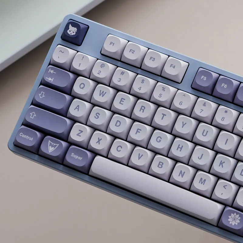 GMK Frost Witch Keycaps Noel Botanical Fuyu Keycap, perfil MA, PBT Dye, sublimación, teclado mecánico para MX Switc - imagen 2
