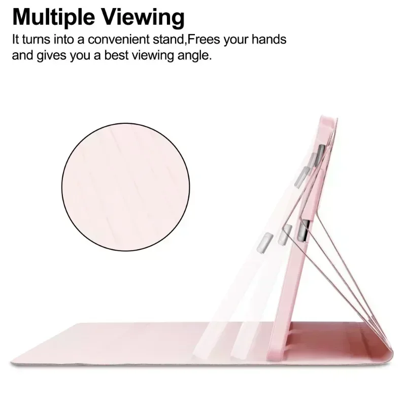 Funda con teclado con panel táctil para Samsung Galaxy Tab S10 FE 2025, Funda con teclado de 10,9 pulgadas para Samsung Galaxy Tab S9 FE, Funda de 10,9 pulgadas - imagen 3