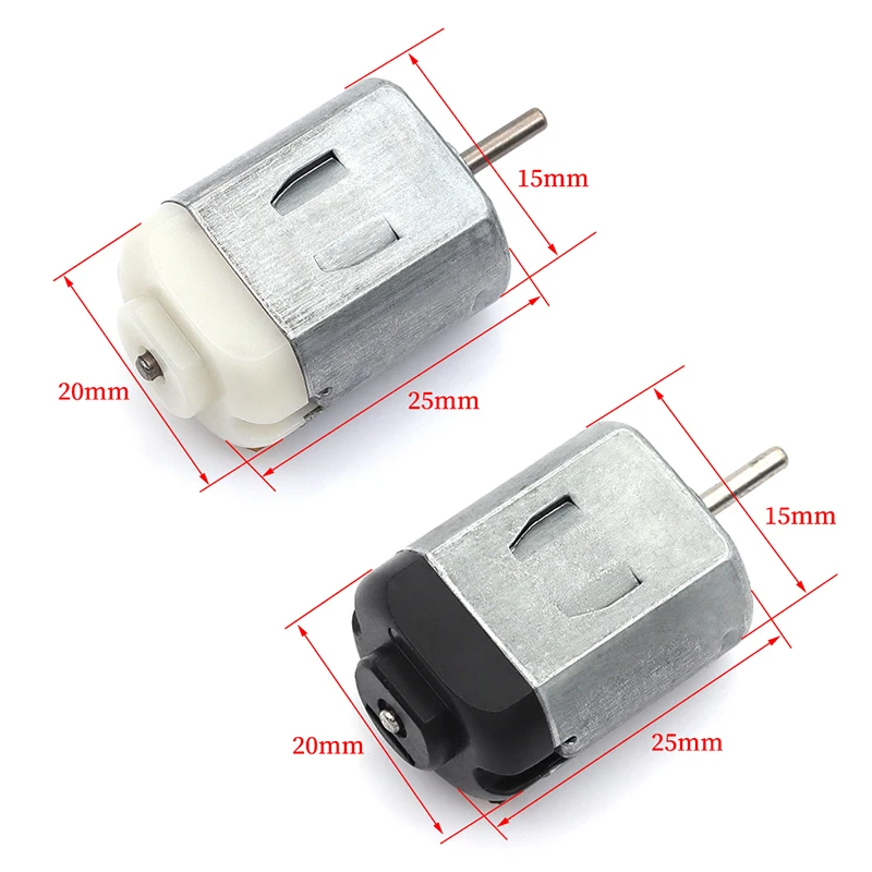 5/20/50 Uds 3V 0.2A 12000RPM 65Gcm Mini Micro Motor DC para juguetes DIY pasatiempos MOTOR de coche inteligente para Arduino