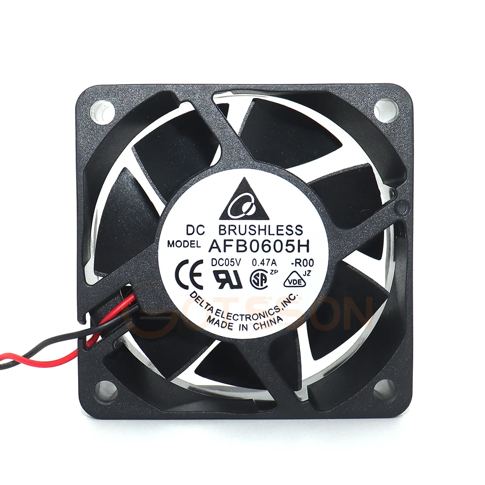 Ventilador de refrigeración USB de 6CM AFB0605H DC5V 0.47A 60MM 60*60*25MM enfriador USB - imagen 2