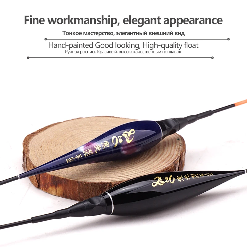 Flotador de pesca Nano luminoso súper largo, 1 unidad, 1 CR425, + 1 bolsa de ganchos + 1 asiento de boya, boya Vertical para lago, accesorios de bobina de plomo de carga grande - imagen 2