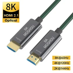 Cable HDMI 2.1 Fibra Óptica 8K 120Hz PS5 Xbox TV