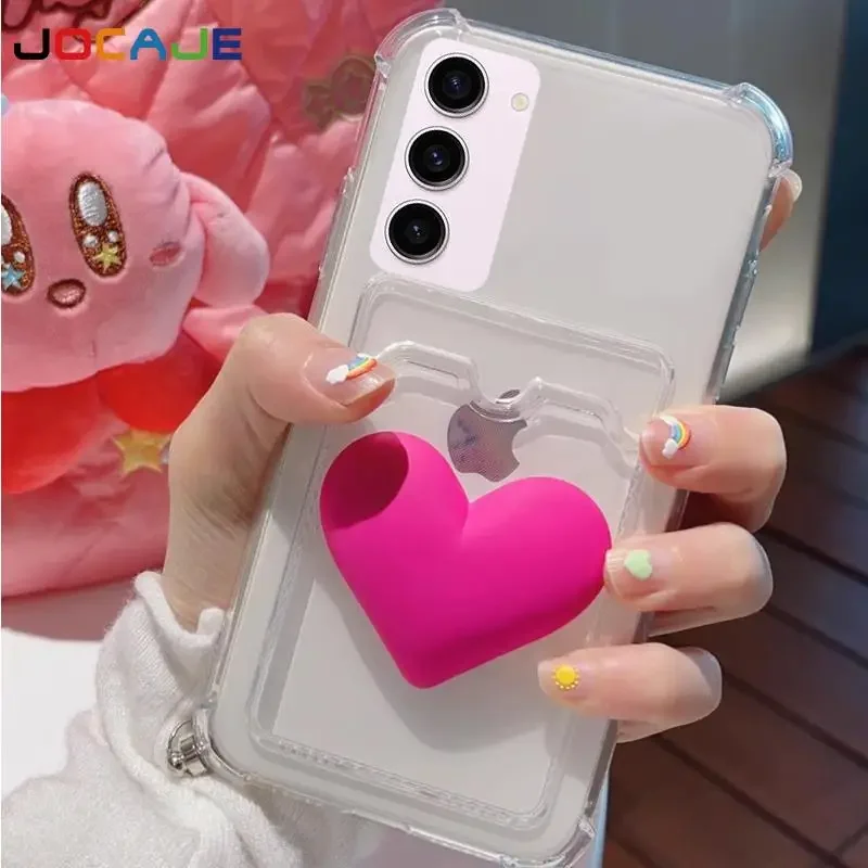 Funda transparente con ranura para tarjetas para Samsung S25 Ultra S24 FE S23 Plus S22 S21 S20 S10, funda cruzada con cordón a prueba de golpes - imagen 3