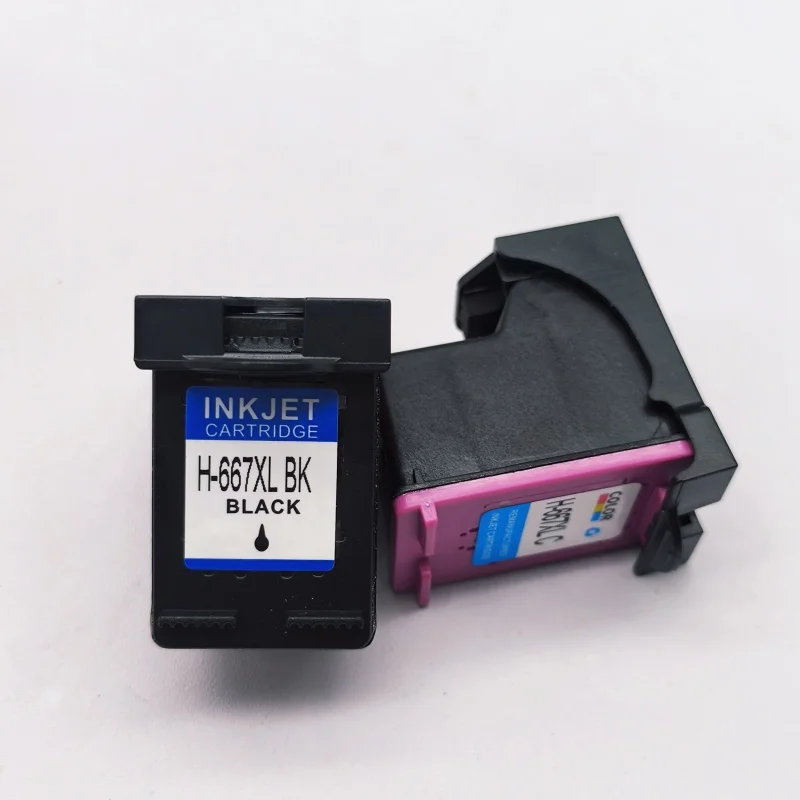 Cartuchos de tinta 667XL para impresora HP 667 Deskjet 1275 2374 2375 2376 2775 2776 6475 - imagen 5