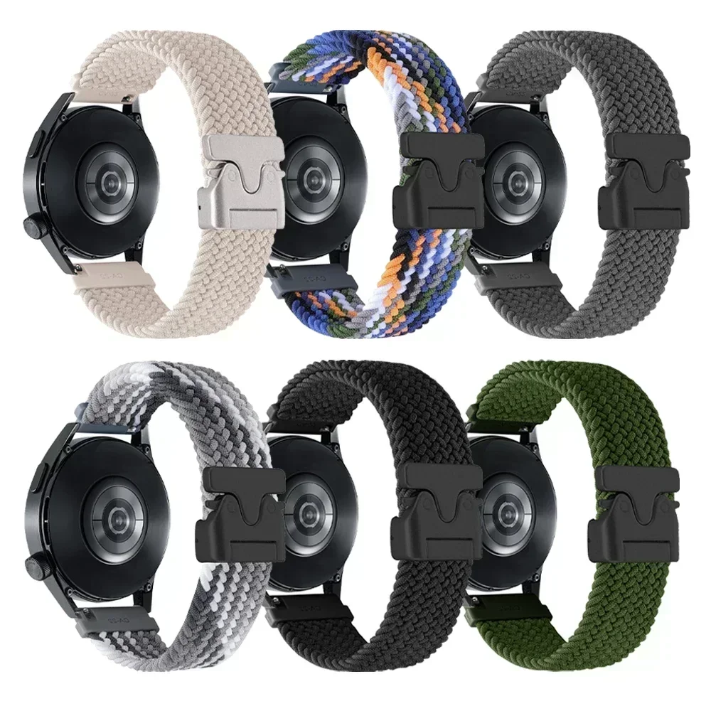 Correa de nailon para Suunto 9 Peak Pro/Suunto 5 3, banda deportiva para Fitness para Suunto OCEAN/Vertical/RACE, correa de reloj trenzada suave de 20mm y 22mm - imagen 2