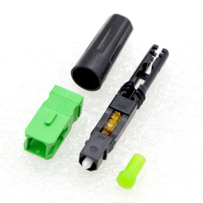 Conector rápido de fibra óptica SC/APC, 50 piezas, FTTH integrado, modo único, grado portador, especial, venta al por mayor - imagen 3