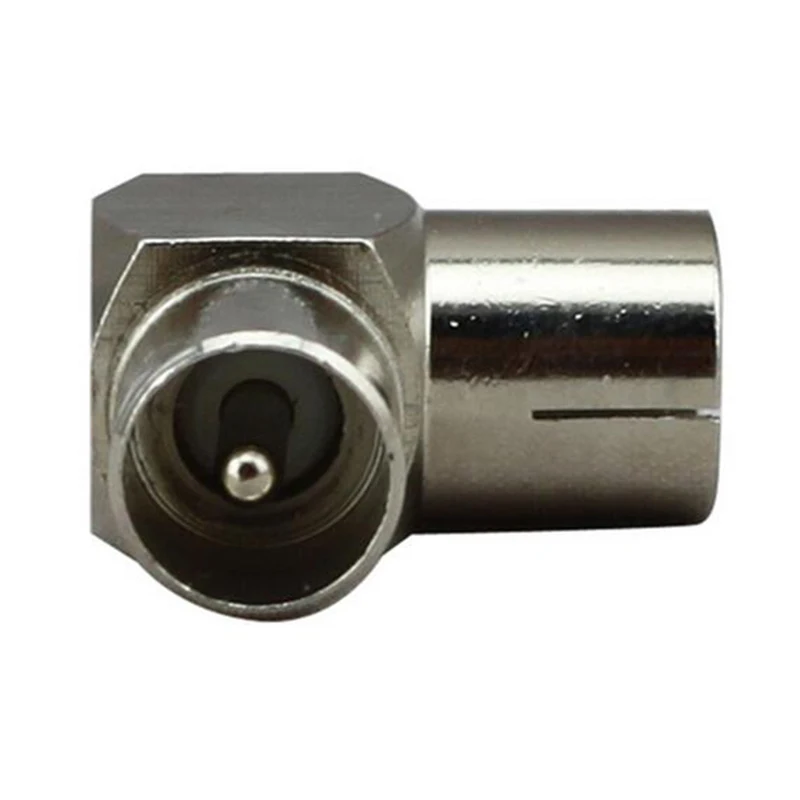 Adaptador RF de TV macho a hembra, convertidor decodificador de TV por Cable P616 de ángulo recto de 90 grados, 1 ud. - imagen 3