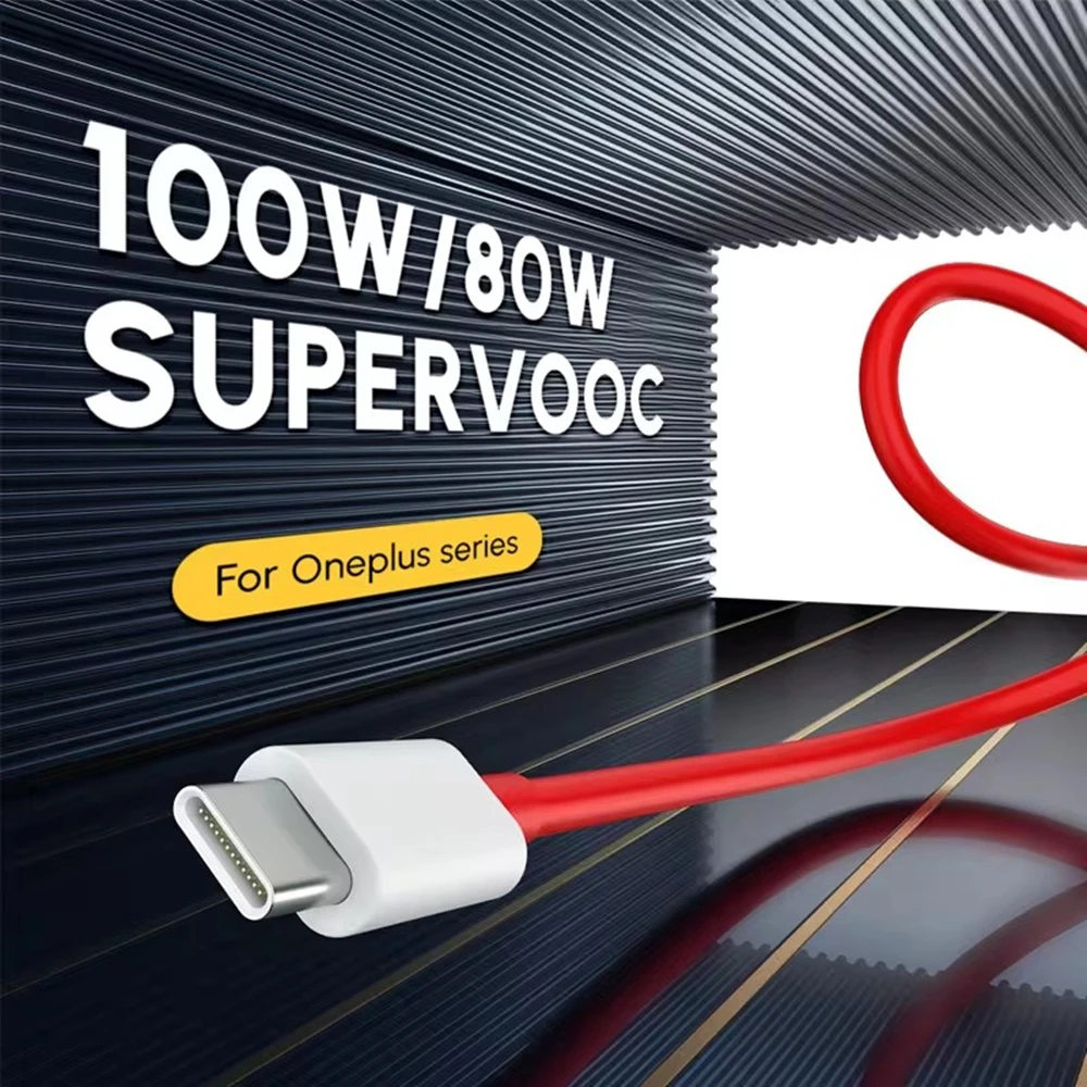 Cable USB de carga superllamativas de 80W y 100W para OnePlus 9RT 10 11 12 13 Nord 2T 3 CE 3 ACE 3 3V 5 Pro SuperVOOC Cables de carga rápida - imagen 2