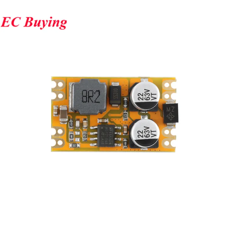 Módulo de fuente de alimentación reductor de DC-DC, entrada de 8-55V a 3,3 V/5V/9V/12V/15V/24V, salida 2A, placa de circuito de alta corriente, 10 Uds./1 ud. - imagen 4