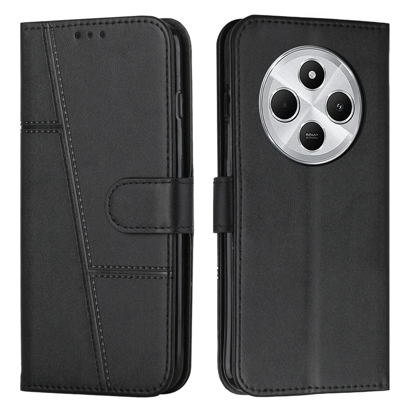 Para Xiaomi Redmi 14C funda con tapa tipo billetera cubierta de libro para Coque Xiomi Redmi 14C funda de teléfono Redmi14C 14 C Fundas protectoras de cuero Fundas - imagen 3