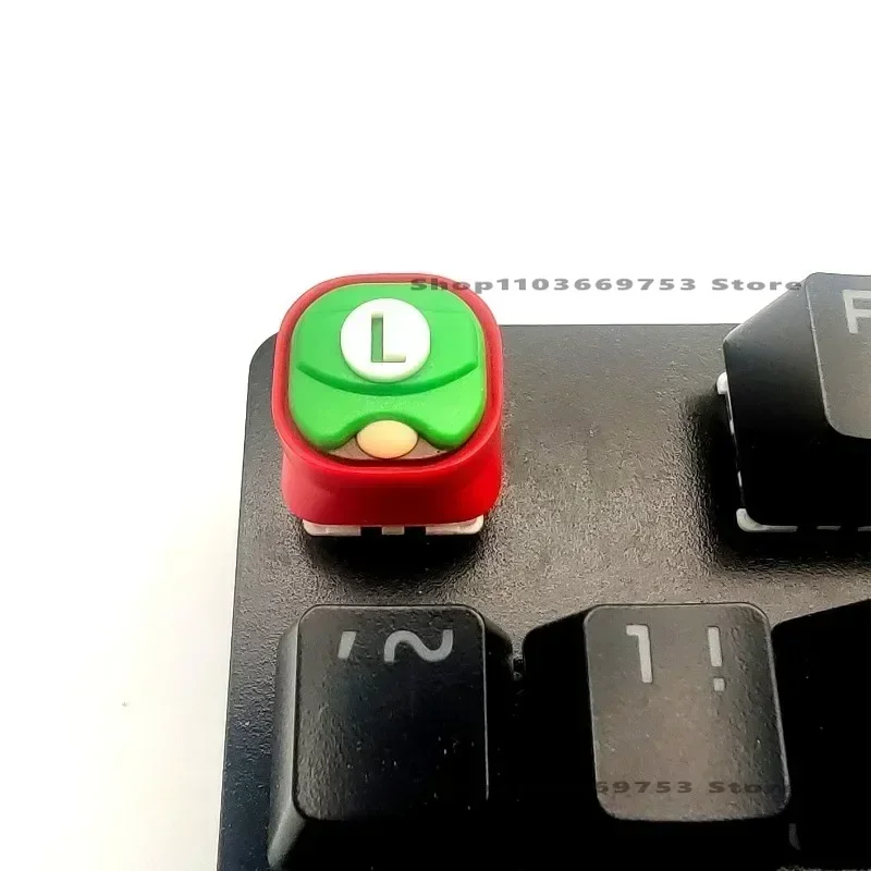 Teclas de Pokémon de Super Mario Bros, Teclado mecánico Personal a medida, resina hecha a mano, Linda creatividad, regalo personalizado - imagen 3