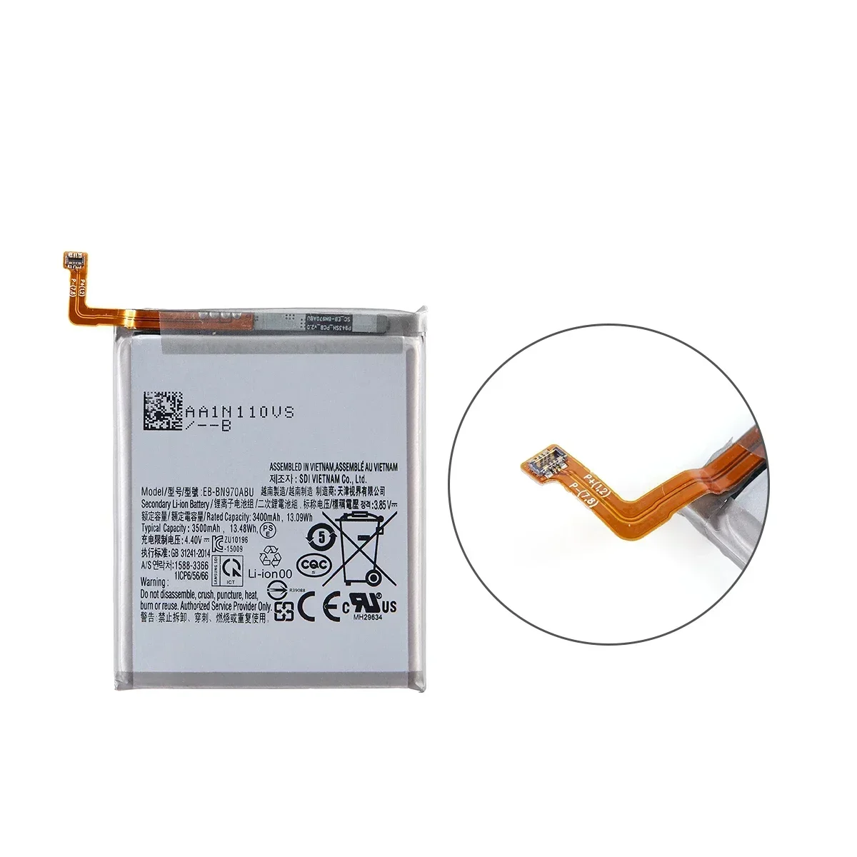 Nueva batería de repuesto EB-BN970ABU de 3500mAh para Samsung Galaxy Note 10 Note X Note10 NoteX Note10 5G - imagen 3