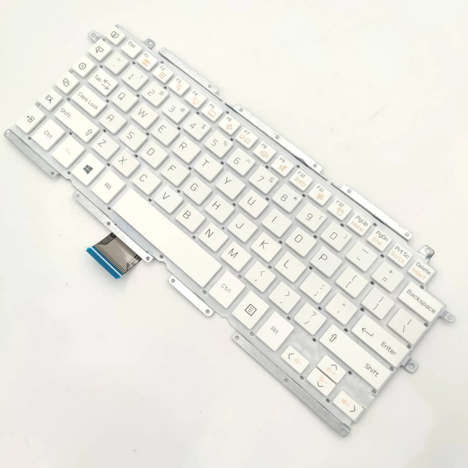 LG Z360용 미국 레이아웃 LG Z36 ZD360-GH60K 13Z93 ZD360 13Z935 13Z930 V138967AK1 V138967AS1 노트북 키보드 화이트 - imagen 5