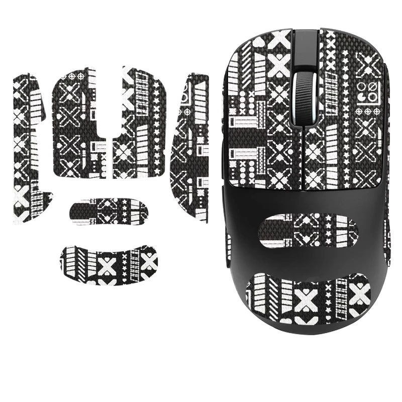 1 Juego de pegatinas antideslizantes para ratón para MCHOSE L7 / L7 PRO, pegatinas de cinta antisudor Ultra antideslizantes - imagen 3