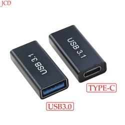 Adaptador USB-C hembra 3.0 Supervelocidad para extensión