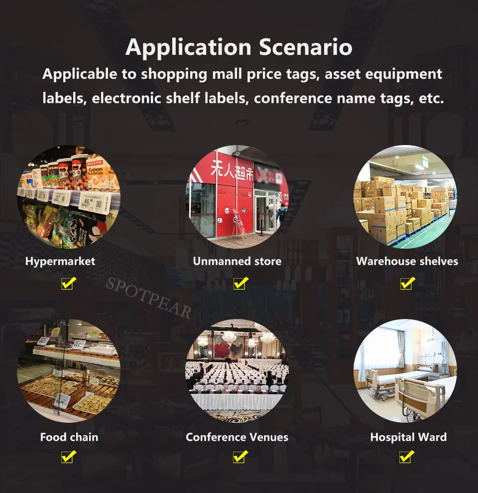 Pantalla pasiva NFC e-paper V2 BW de 7,5 pulgadas, pantalla de tinta electrónica de 7,5 pulgadas, sin necesidad de batería, transferencia de datos alimentada por inalámbrica para aplicación móvil - imagen 5